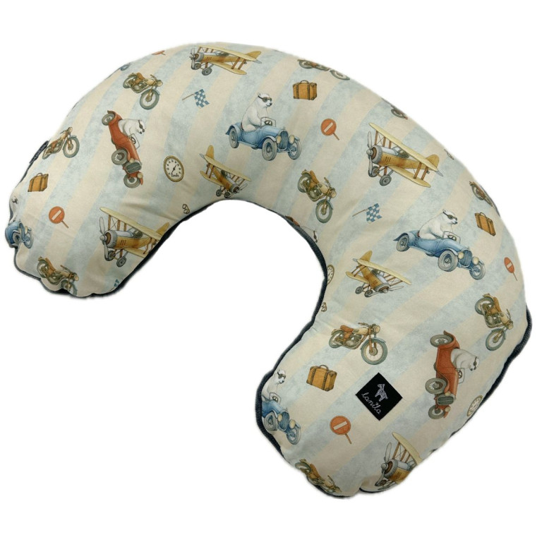 Rogal do Karmienia - Velvet Dark Grey Retro Ride