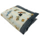 Newborn Blanket 60x70cm Dark Grey Retro Ride Velvet
