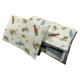 Baby Set Medium Blanket Velvet 75x100cm + Pillow 25x40cm Velvet Dark Grey Retro Ride