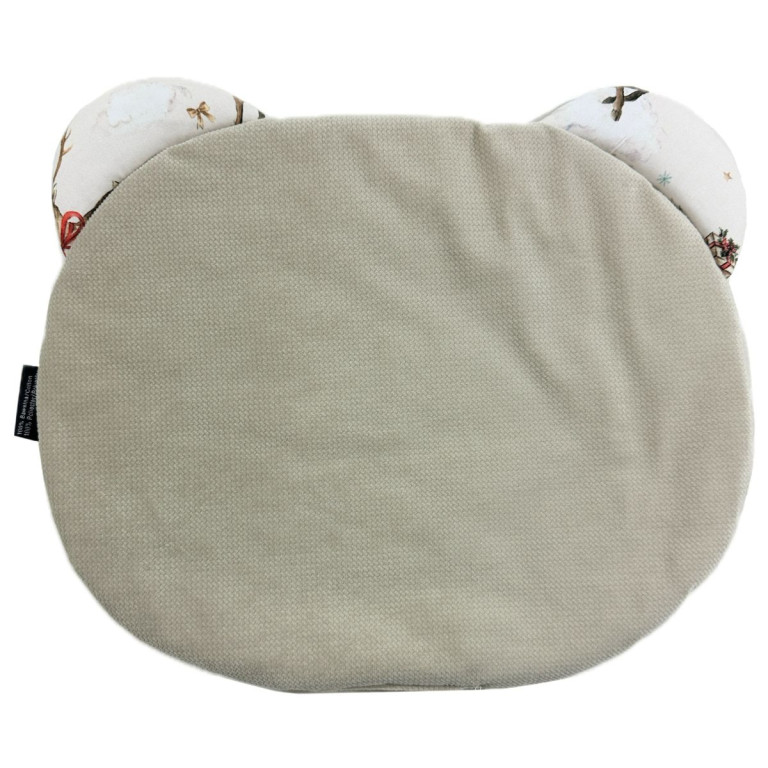 Teddy Pillow Latte Winter Wishes - Velvet