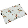 Preschooler Bed Pillow 40x60 Bottle Green Winter Wishes - Velvet