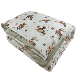 Koc Latte Winter Wishes 140x200 - Velvet