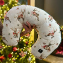 Breastfeeding Pillow Bottle Green Winter Wishes - Velvet