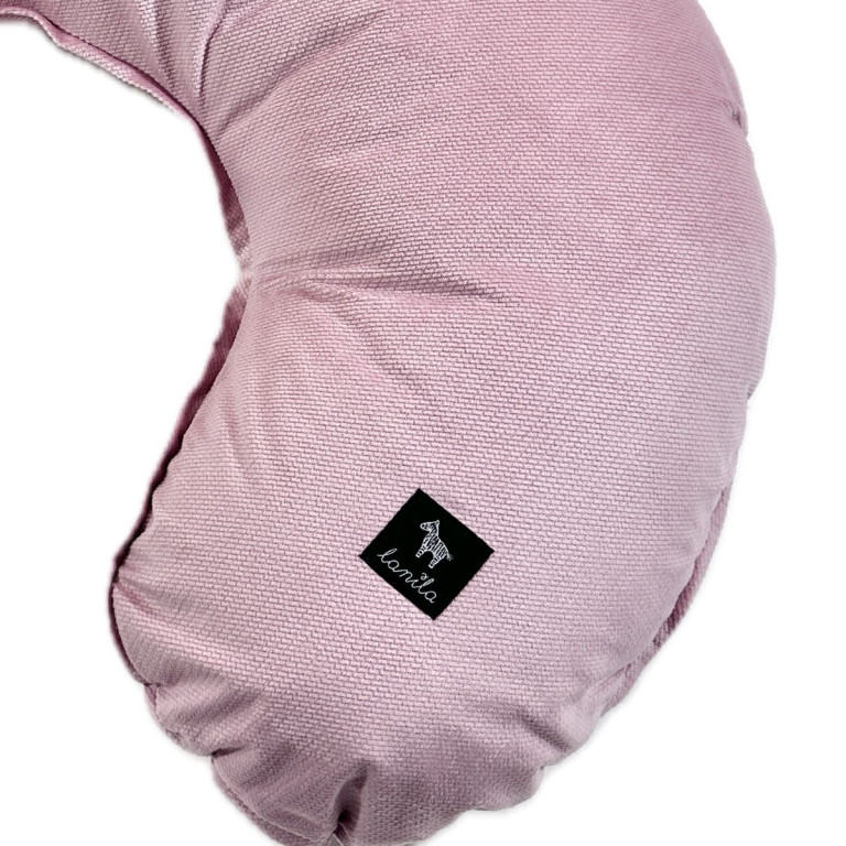 Breastfeeding Pillow Sepia Rose Velvet