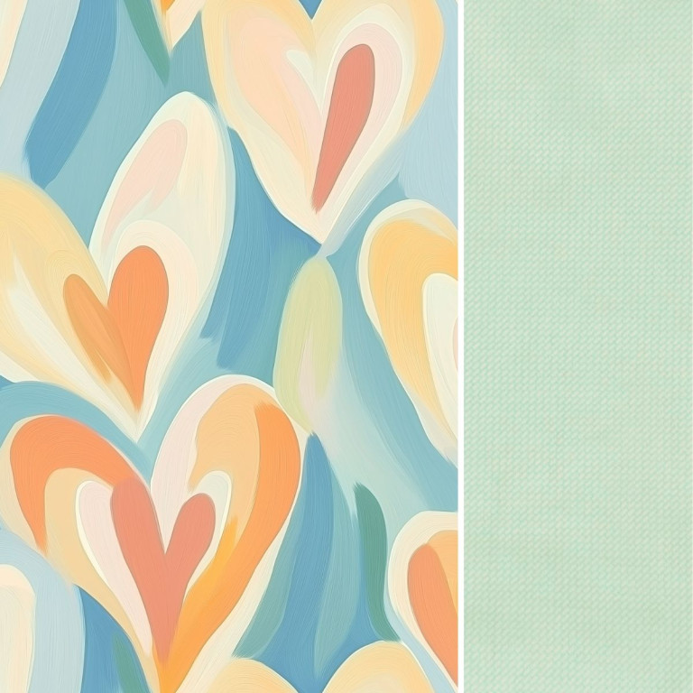 Seatbelt Cover Mint Pastel Amour - Velvet