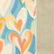 Stroller Pad Latte Pastel Amour - Velvet