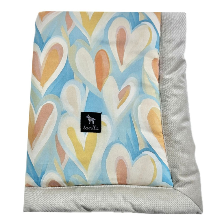 Newborn Blanket 60x70cm Latte Pastel Amour Velvet