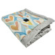 Newborn Blanket 60x70cm Latte Pastel Amour Velvet