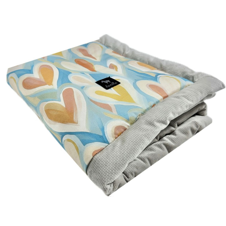 Newborn Blanket 60x70cm Latte Pastel Amour Velvet