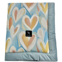 Newborn Blanket 60x70cm Mint Pastel Amour Velvet