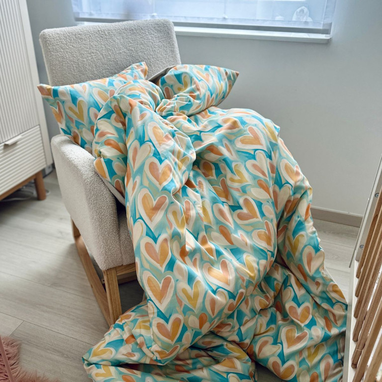 Blanket for Adults Latte Pastel Amour 140x200 - Velvet