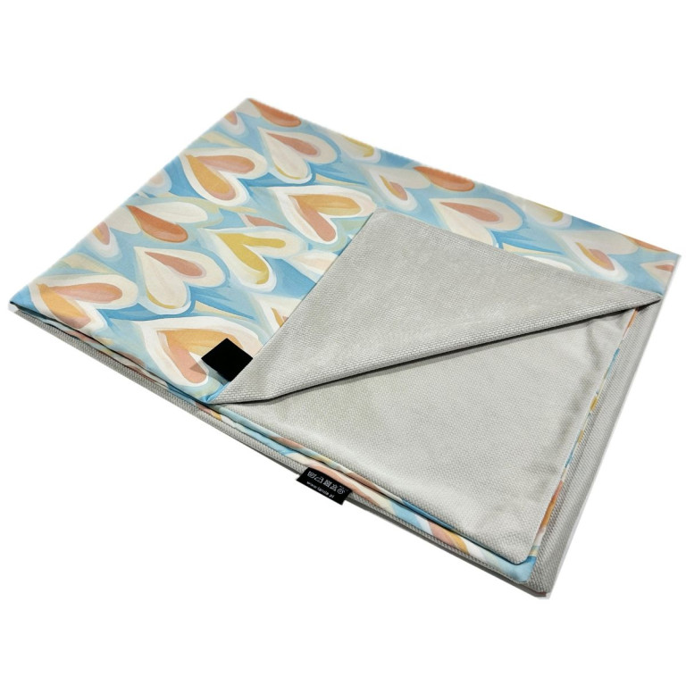 Newborn Blanket Light 60x70 Latte Pastel Amour - Velvet