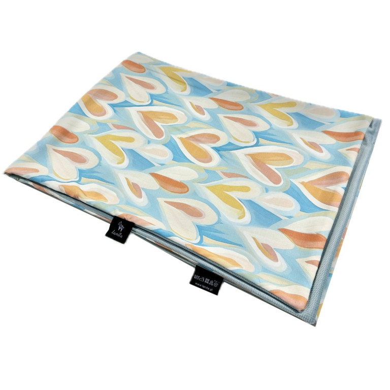 Newborn Blanket Light 75x100 Mint Pastel Amour - Velvet