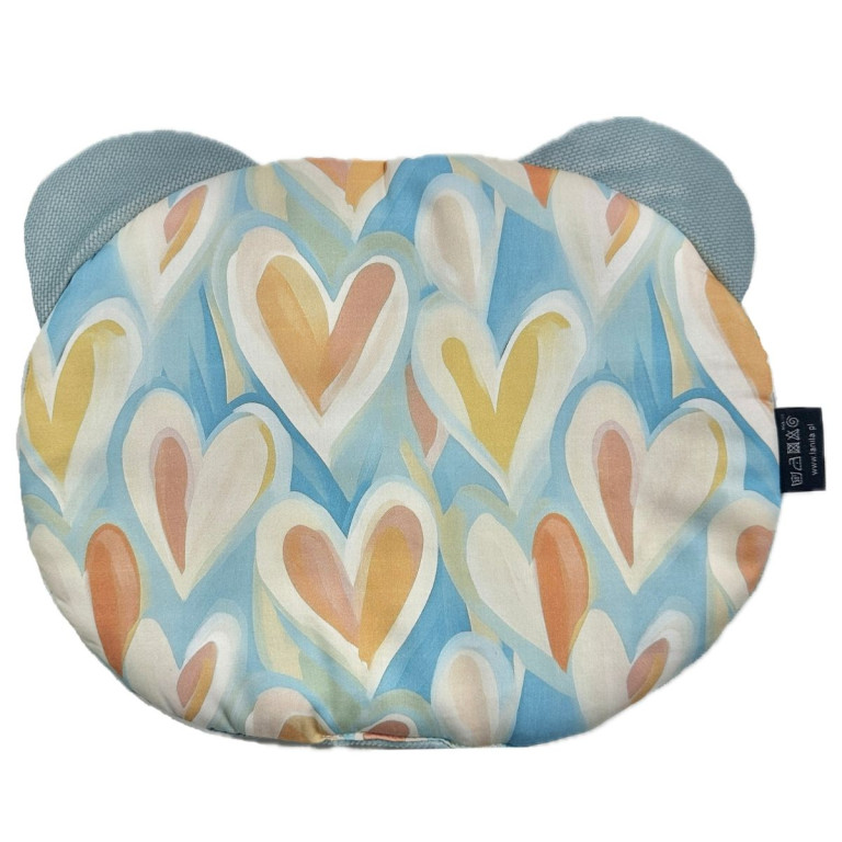 Teddy Pillow Mint Pastel Amour - Velvet