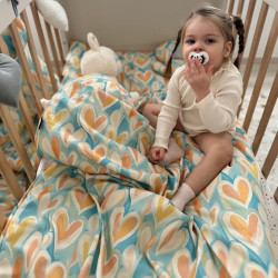 Beddings with Filling 100x135cm Pastel Amour