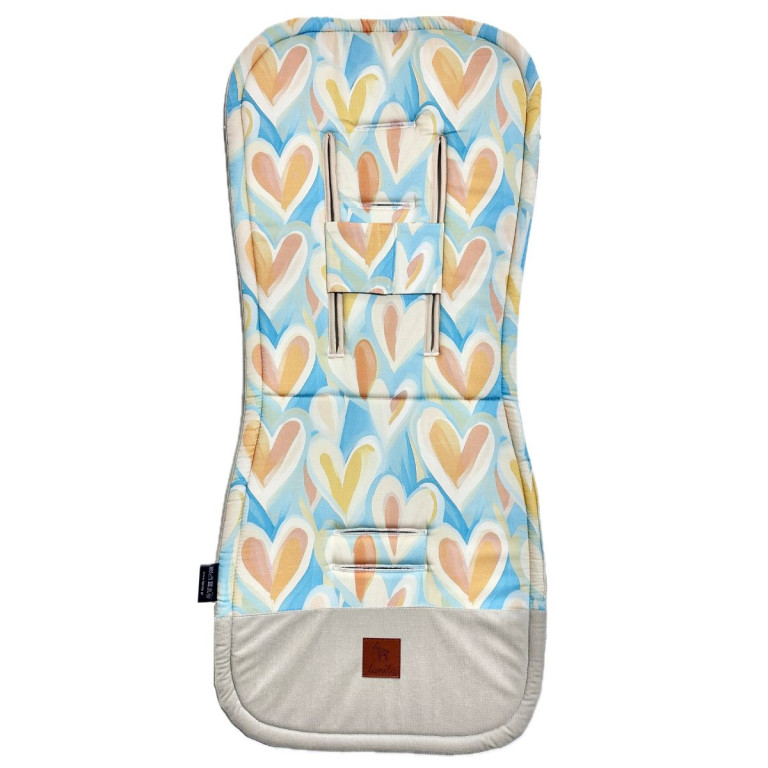 Wkładka do wózka Latte Pastel Amour - Velvet