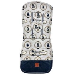 Stroller Pad Dark Grey Lord Dog - Velvet