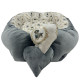 Baby Nest Dark Grey Lord Dog - Velvet