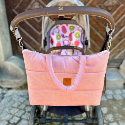 Handbag Fluffy - Velvet Sepia Rose