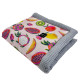 Newborn Blanket 60x70cm Dove Grey Fruit Fiesta - Waffel