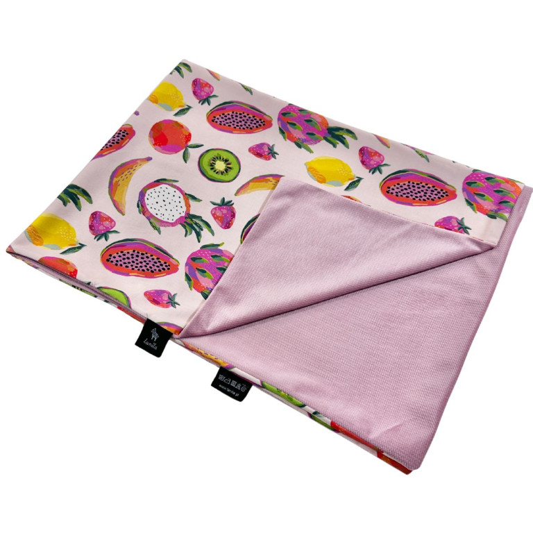 Kocyk Letni Sepia Rose Fruit Fiesta 75x100cm - Velvet