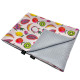 Newborn Blanket Light 75x100cm Dove Grey Fruit Fiesta - Waffel