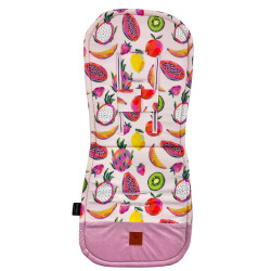 Stroller Pad Sepia Rose Fruit Fiesta - Velvet