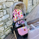 Stroller Pad Sepia Rose Fruit Fiesta - Velvet