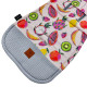 Stroller Pad Dove Grey Fruit Fiesta - Waffel