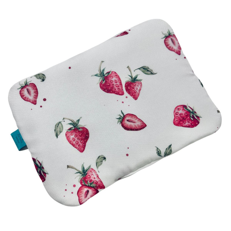 Baby Pillow 100% Bamboo 20x30cm I Love Strawberry