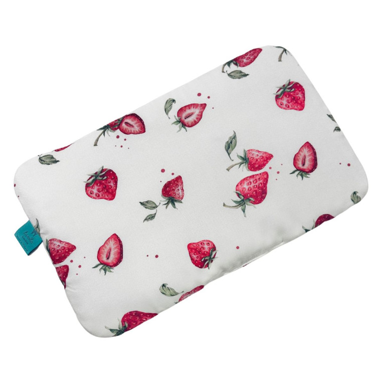 Bambusowa Poduszka Przedszkolaka I Love Strawberry 40x60cm