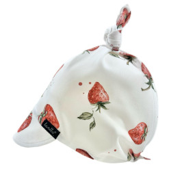 Bandana / Cap 100% Bamboo I Love Strawberry