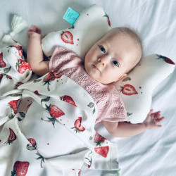Shock-Absorbers Pillow 100% Bamboo I Love Strawberry
