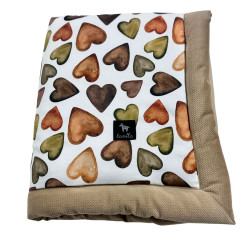 Newborn Blanket 60x70cm Caramel Chocolate Pralines Velvet