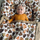 Newborn Blanket 60x70cm Caramel Chocolate Pralines Velvet