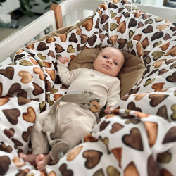 Medium Blanket 75x100cm Caramel Chocolate Pralines - Velvet