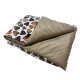 Medium Blanket 75x100cm Caramel Chocolate Pralines - Velvet