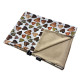 Newborn Blanket Light 60x70 Caramel Chocolate Pralines - Velvet
