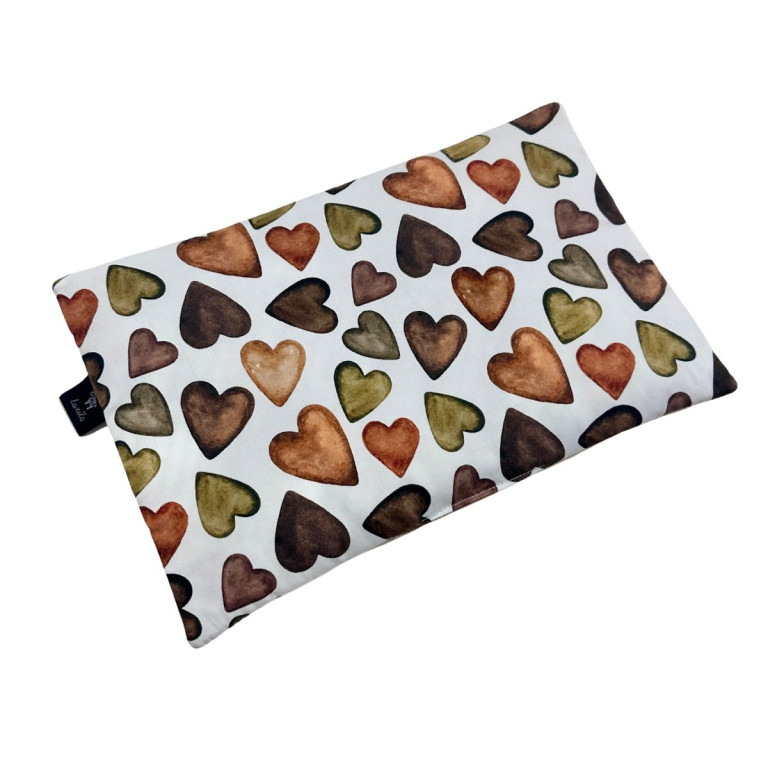 Medium Bed Pillow 25x40 Caramel Chocolate Pralines - Velvet