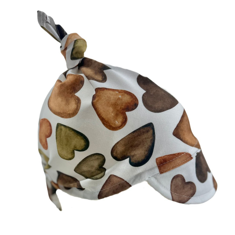 Bawełniana chusta z daszkiem Chocolate Pralines