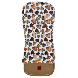 Stroller Pad Caramel Chocolate Pralines - Velvet