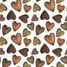 Beddings with Filling 140x200cm Chocolate Pralines