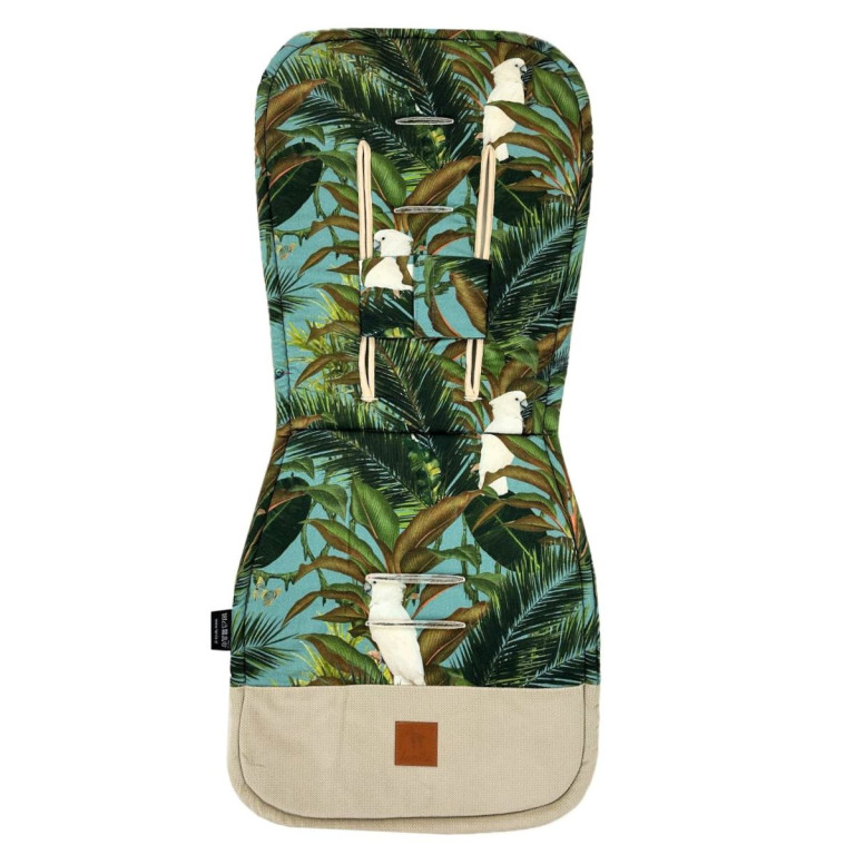NOWY Zestaw Wkładka + Motyl + Pasy Latte Tropical - Velvet