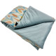 Zestaw Kocyk Velvet 100x130cm + Poduszka 40x60cm Velvet Mint Pastel Amour