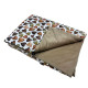 Zestaw Kocyk Velvet 100x130cm + Poduszka 40x60cm Velvet Caramel Chocolate Pralines