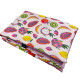Zestaw Kocyk Velvet 100x130cm + Poduszka 40x60cm Velvet Sepia Rose Fruit Fiesta
