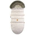 NOWY Śpiworek Zimowy z futrem Beige Lanila Velvet L/XL (1-3 lat)