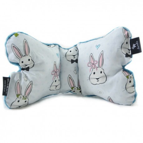 Poduszka "COOL BONE" French Blue Face the Bunny