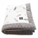 Kocyk Niemowlaka Grey Pure 60x70cm - Minky