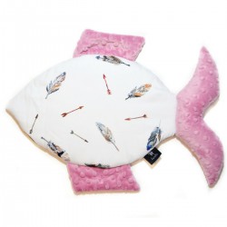 Poduszka Fisherka Dusty Rose Pure - Minky